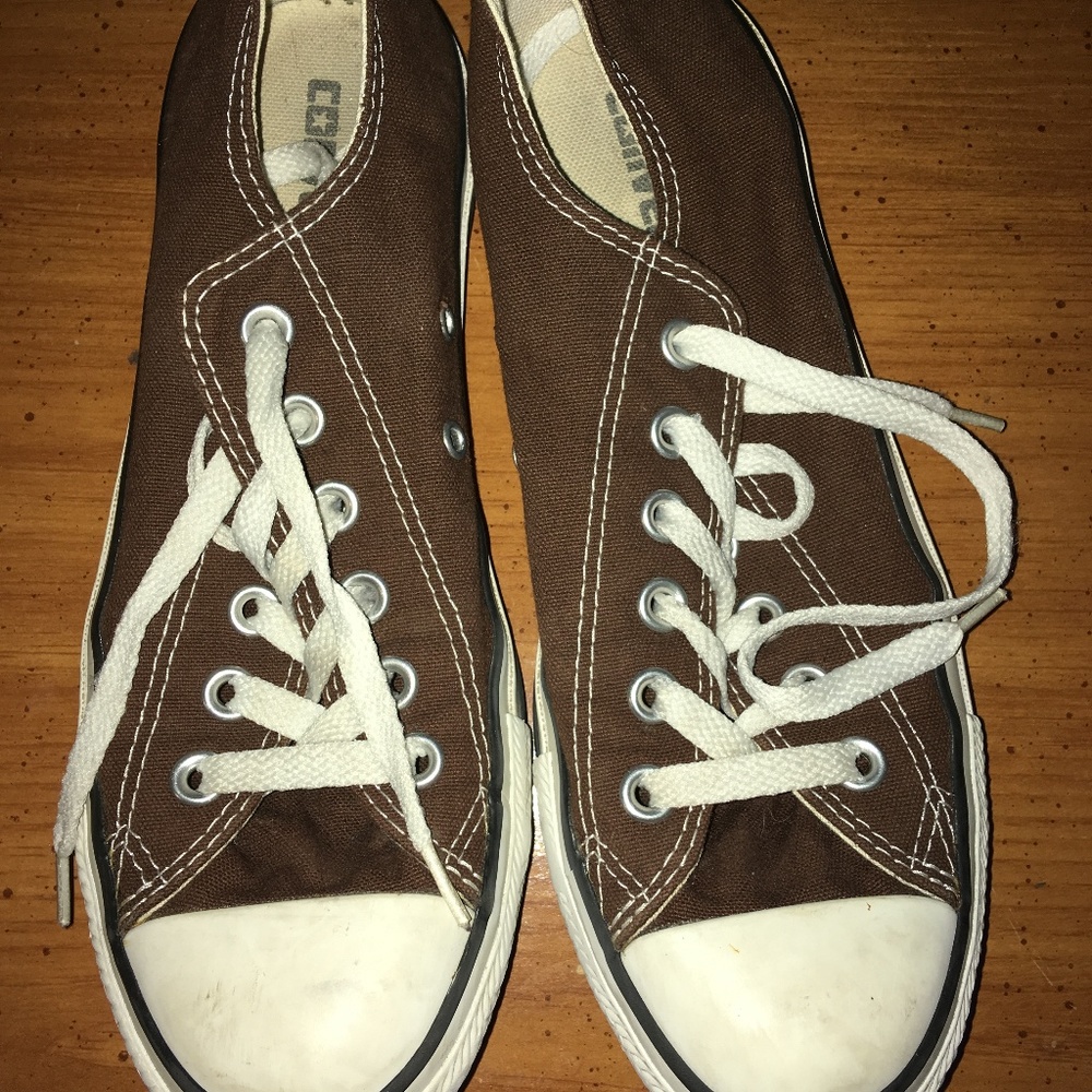👟 Brown Converse 🌸